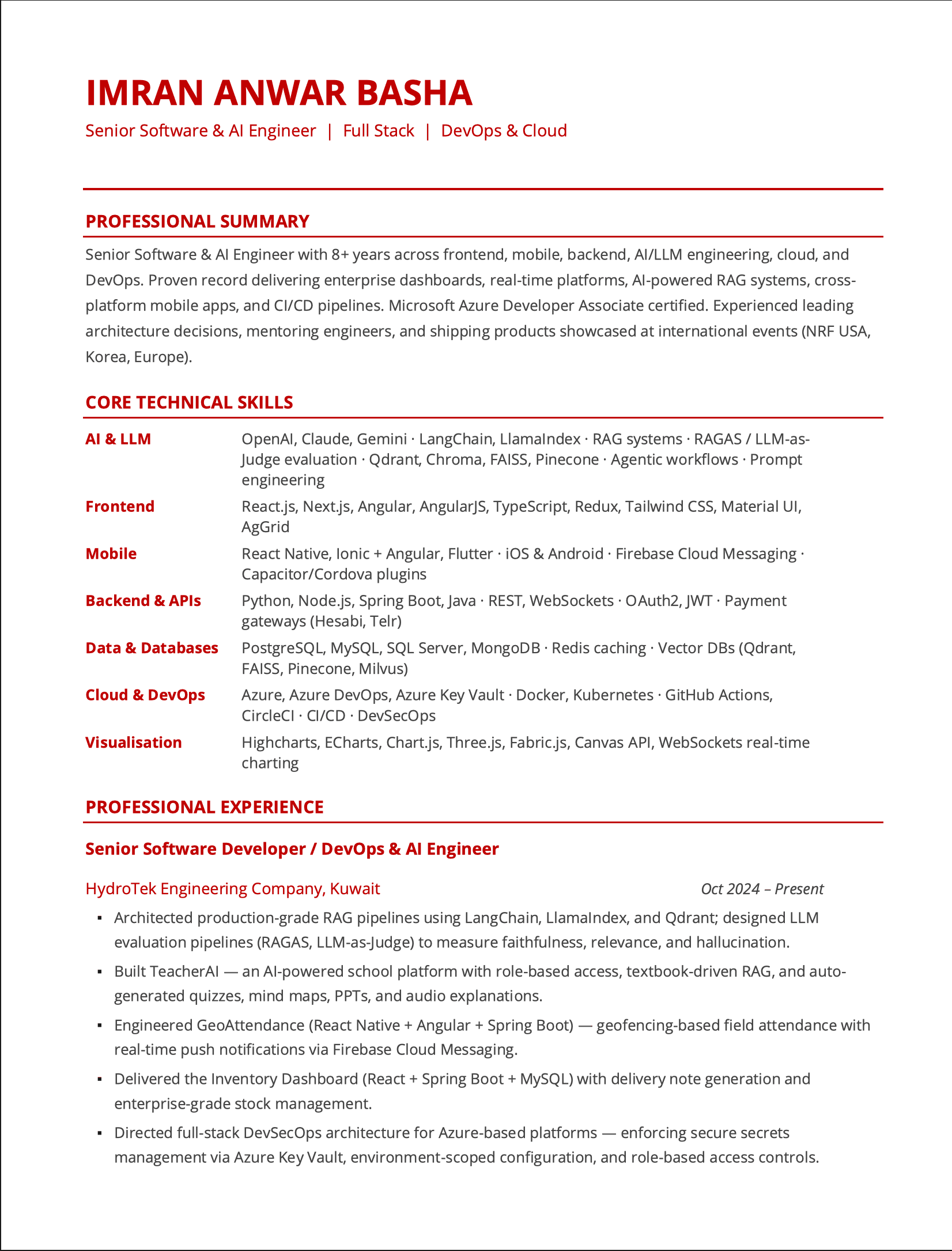 resume preview